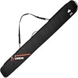 Unigear Saco De Esqui Saco De Snowboard Saco Duplo Acolchoado Reforçado Perfeito Para Viagens Rodoviárias E Viagens De Avião Para Snowboard óculos De Proteção Luvas Esqui Ao Ar Livre Camping E Acessórios De Caminhada Preto 