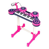 Unik Toys Piano Infantil Pe1806frp Cor Rosa 