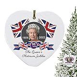Union Jack Elizabeth Queen II Lembrança 1926 2022 Ornamento De Suspensão Do Carro De Sua Majestade Pingentes De Espelho Retrovisor Para Carro Do Reino Inglaterra Inglaterra Rainha Elizabeth Pasukit