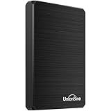 UnionSine Disco Rígido Externo Portátil Ultra Fino USB3 0 HDD De Armazenamento Compatível Para Computador Desktop Notebook 320 GB Preto
