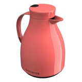 Unitermi París Garrafa Térmica Bule Gatilho 1 Litro Diversas Cores Café Chá Cor Rosa