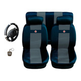 Uno 94 A 2001 Capa Para Banco Carro Fiat capa Volante Cinza