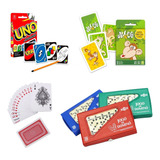 Uno Dominó Mico Baralho Plástico Jogo Cartas Criança