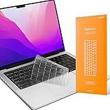 UPPERCASE Capa Protetora De Teclado Ultrafina Premium GhostCover Compatível Com MacBook Pro 14 16 2021 2023 2024 M1 M2 M3 M4 Pro Max MacBook Pro 14 16 M2 M3 MacBook Air 13 15 Layout ANSI Dos EUA 