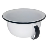 Urinol Ewel Pinico Esmaltado Antigo Adulto Branco Ágata 2 5l