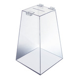 Urna Caixa Acrílico Transparente 30x20x12cm Piramide