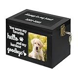 Urnas Memorial Para Animais De Estimação Para Cinzas De Cães Ou Gatos Urnas De Madeira Para Cinzas Urna Para Animais De Estimação Com Moldura Caixa De Memória Memorial Com Chave E Fechadura Urna