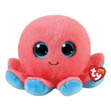 Ursinho De Pelúcia Polvo Rosa 16cm Ty Beanie Boos