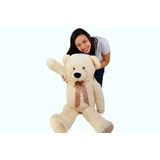 Urso Gigante Grande Personalizado Pelúcia Macio Teddy 110cm