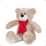 Urso Pelúcia Grande Teddy Bear 90cm Macio Antialérgico