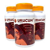 Urucum 500mg Kit 3 Frascos Com 100 Cápsulas Chamed