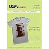 Usa Folien 7017 Papel Transfer Para Sublimação A4 100 G Multicor Pacote De 50