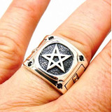Usa Joias Anel Pentagrama