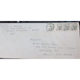 Usa Selo Sinclair Lewis Escritor Envelope Circulado 1986