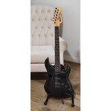 Usado Guitarra Tagima Memphis Mg32 Preto Com Acessórios