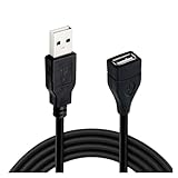Usb 2.0 Cable Extension Cable 0.6m/1m/1.5m Wired Data Transmission Line Ultra-high-speed Display Projector Data Extension Cable (size : 1.5m)