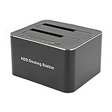 USB 3 0 Para SATA Dual Bay HDD Dock Station Dock De Disco Rígido Externo Dock Caddy Reader 2x 16TB SSD Dock Para 2 5in 3 5in SATA HDD SSD Clone Offline Suportado 2