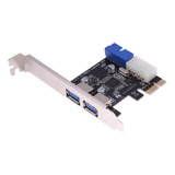 Usb 3 0 Pci e Expansão Cartão Adaptador Externo 2 Portas