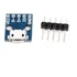 Usb Micro-b Breakout Board Poder Conversor De Carregamento