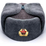 Ushanka Soviético Excedente De Estoque Militar Original Novo