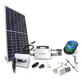 Usina Energia Solar Completa 4 Placas + Micro Inversor Solar