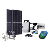 Usina Energia Solar Completa 6 Módulos Micro Inversor Solar