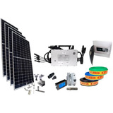 Usina Solar Completa 2 Placa Fotovoltaica Micro Inversor