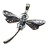 Usn-broche Pingente Borboleta Prata 925 Abalone Topázio Top