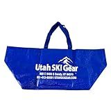 Utah Ski Gear Sacolas Pacote Com Três Sacolas De Plástico Bolsa De Armazenamento Essencial Para Organizar Equipamentos De Esqui Ou Snowboard Recipiente Para Botas De Esqui Azul