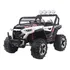 Utv Elétrico Infantil 12v 4x4 2 Assentos Carro Buggy Controle Som Usb Luzes Bluetooth Importway Bw131 Cor Branco