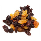 Uva Passas Mix Preta E Branca 2kg Sem Semente A Vácuo Oferta