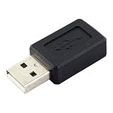 Uxcell 1 Unidade De Computador PC USB 2-0 A Macho Para USB B Mini Adaptador Conversor Fêmea De 5 Pinos
