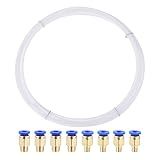 uxcell pneumatico mangueira linha branco acessorios