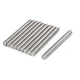 Uxcell M8 X 80 Mm 1 25 Mm Pitch 304 Aço Inoxidável Varas Totalmente Rosqueadas Barras Parafusos 10 Peças
