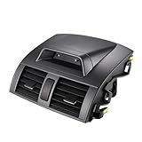 Uxcell Painel De Saída De Ventilação CA Painel Central Com Relógio Para Toyota Corolla 2009 2013 Painel De Carro Saída Duto De Ar Grade De Ventilação Montagem Do Painel No 55670 02340 AC Air Vent
