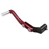 Uxcell Pedal De Alavanca De Câmbio De Marchas De Liga De Alumínio De 11 Mm 1 1 Cm Para Substituição Universal De Motocicleta Vermelho Preto