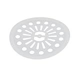 Uxcell Tampa De Centrifugação Semiautomática De Plástico De 22 Cm De Diâmetro Branca