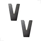 VABADUS Kit 2 Rolete Borracha Apoio V Para Carreta Reboque Jet Ski