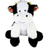 Vaca De Pelúcia Vaquinha Malhada 30cm Fazenda Fazendinha