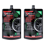 Vacina De Pneu Moto 250ml Xtire 2 Frascos 