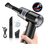 Vacuum Cleaner Aspirador Portátil Automotivo Recarregável Cor Preto