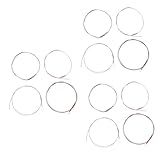 Vaguelly 12 Peças Cordas De Pipa Acessórios De Guitarra Pipa Ferramentas De Guitarra Instrumentos Musicais Partes De Pipa Peças De Pipa Duráveis Cavaquinho Suíte Metal Componente As Cordas