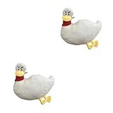 Vaguelly 2 Peças Boneco De Pato Brinquedo De Pelúcia Almofadas De Sofá Pequeno Animal De Brinquedo Macio Brinquedos Infantis Enfeite De Boneca Linda Boneca Bonecos De Pelúcia Bebê Presente