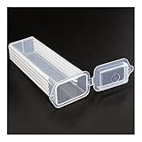 VAKUUM Lâminas De Microscópio De Laboratório 5 Peças 1 Conjunto Suporte De Slides De Vidro Para Microscópio Plástico Porta Corrediças De Vidro Caixa De Armazenamento Microslide PP Comporta 5 Peças De Microscópio De Caixa De Dispensador