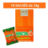 Valda C Laranja Mentolada Sabor Vitamina Sache 24g Bala Kit