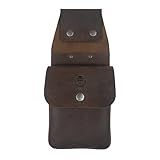 Valhalla Gear Aljava De Bolso Traseiro Para Tiro Com Arco Comporta 6 Flechas Prenda Ao Cinto Bolsa De Transporte Couro De Flor Integral Feito à Mão Marrom Bourbon