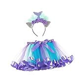 VALICLUD 1 Conjunto De Saia Tutu Para Balé Kit Infantil Para Bebê Vestido Tutu Saia Vestido De Roupas De Roupas De Bebê Tutu Sereia