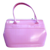 Valise Médica Enfermagem Acadêmica Bolsa Luxo Rosa Verniz