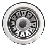 Válvula Americana P Pia Cozinha Escoamento 3 1 2 Aço Inox Acabamento Cromado Cor Prateado