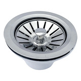 Válvula Americana Pia Cozinha 4 1 2 Escoamento Aço Inox Luxo